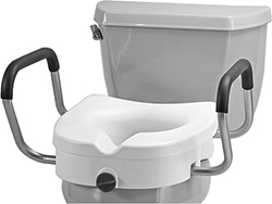 NOVA Raised Toilet Seat with Detachable Arms